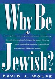 Cover of: Why be Jewish? by David J. Wolpe