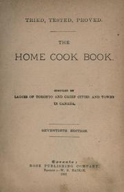 Cover of: The Home cook book