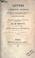 Cover of: Lettre à Monsieur Crapelet, pour servir d'appendice au Discours sour les publications littéraires du moyen-age