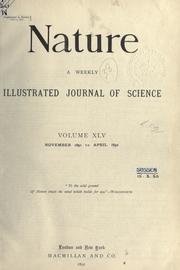 Cover of: Nature. | 
