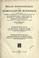 Cover of: Règles internationales de la nomenclature botanique adoptées par le Congrès international de botanique de Vienne, 1905 =