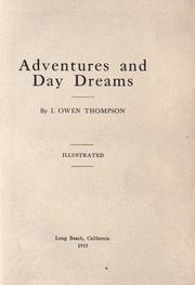 Cover of: Adventures and day dreams