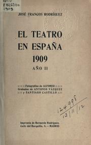 Cover of: teatro en España, 1909: año 2