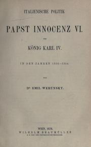 Italienische Politik by Emil Werunsky