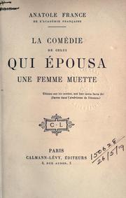 Cover of: comédie de celui qui épousa une femme muette.