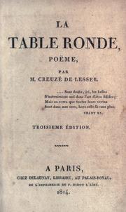 Cover of: La table ronde by Creuzé de Lesser, Augustin François, baron