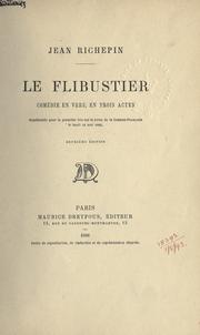 Cover of: flibustier: comédie en vers, en trois actes.