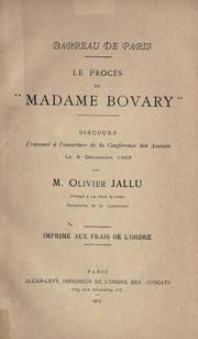 Le procès de "Madame Bovary" by Olivier Jallu