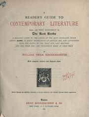 Cover of: reader's guide to contemporary literature, being the first supplement to the Best books: a reader's guide to the choice of the best available books (about 50,000) in every department of science, art and literature, with the dates of the first and last editions, and the price, size and publisher's name of each book.  With complete authors and subjects index.