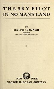 The Sky Pilot in No Man's Land by Ralph Connor