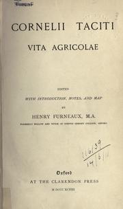 Cover of: Vita agricolae. by P. Cornelius Tacitus