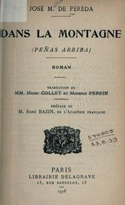Cover of: Dans la montagne: (Peñas arriba), roman