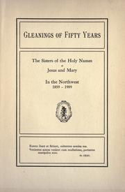Gleanings of fifty years