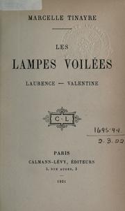 Cover of: lampes voilées: Laurence; Velentine.