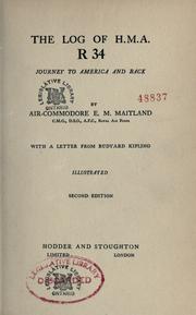 Cover of: log of H.M.A.R 34 journey to America and back