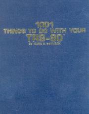 Cover of: 1001 things to do with your TRS-80