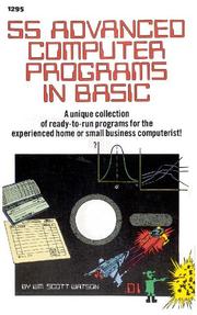 Cover of: 55 advanced computer programs in BASIC