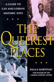 Cover of: The queerest places: a national guide to gay and lesbian historic sites