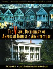 Cover of: The Visual Dictionary of American Domestic Architecture