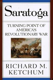 Cover of: Saratoga: turning point of America's Revolutionary War