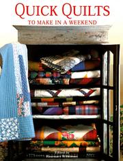 Cover of: Quick quilts to make in a weekend