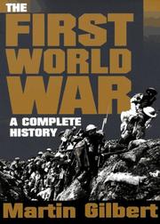 Cover of: The First World War by Martin Gilbert