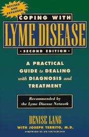 Cover of: Coping with Lyme disease by Denise V. Lang