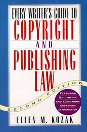 Cover of: Every Writer's Guide to Copyright and Publishing Law, Second Edition (Every Writer's Guide to Copyright & Publishing Law)