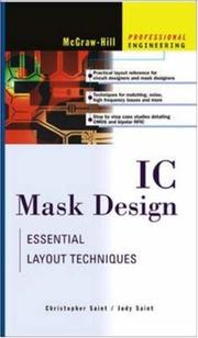 Cover of: IC Mask Design by Christopher Saint, Christopher Saint, Judy Saint