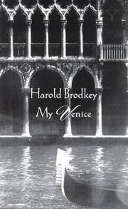 Cover of: My Venice by Harold Brodkey