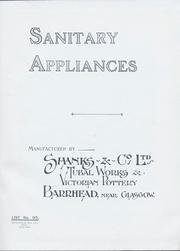 Cover of: Sanitary Appliances Manufactured by Shanks & Co. Ltd.: List No. 95