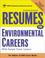 Cover of: Resumes for environmental careers