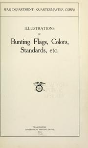 Cover of: Illustrations of bunting flags, colors, standards, etc. by United States. Army. Quartermaster Corps.