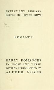 Cover of: Early romances of William Morris in prose and verse