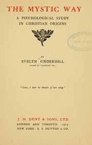 Cover of: The mystic way by Evelyn Underhill