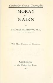 Cover of: Moray and Nairn by Charles Matheson