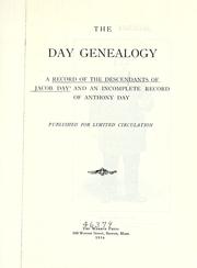 The Day genealogy by Day association. Genealogical committee.