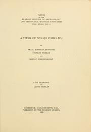 Cover of: study of Navajo symbolism | Franc Johnson Newcomb