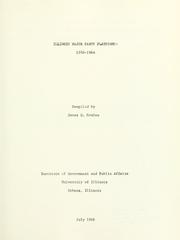 Cover of: Illinois major party platforms: 1900-1964