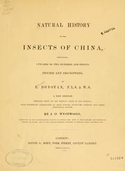 Cover of: Natural history of the insects of China