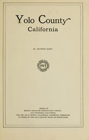 Cover of: Yolo County, California
