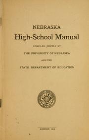 Cover of: Nebraska high-school manual