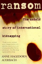 Cover of: Ransom: The Untold Story of International Kidnapping