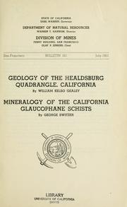 Cover of: Geology of the Healdsburg quadrangle, California