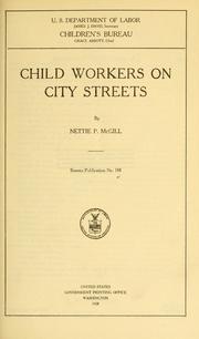 Cover of: Child workers on city streets