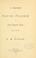 Cover of: A history of Round Prairie and Plymouth, 1831-1875