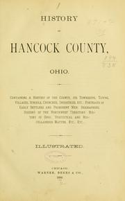 Cover of: History of Hancock County, Ohio by 