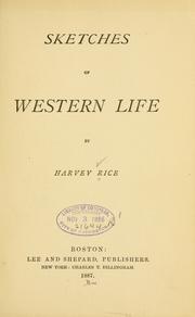 Cover of: Sketches of western life