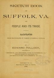 Cover of: Sketch book of Suffolk, Va: Its people and its trade.