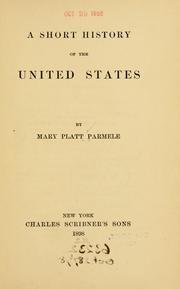 Cover of: A short history of the United States